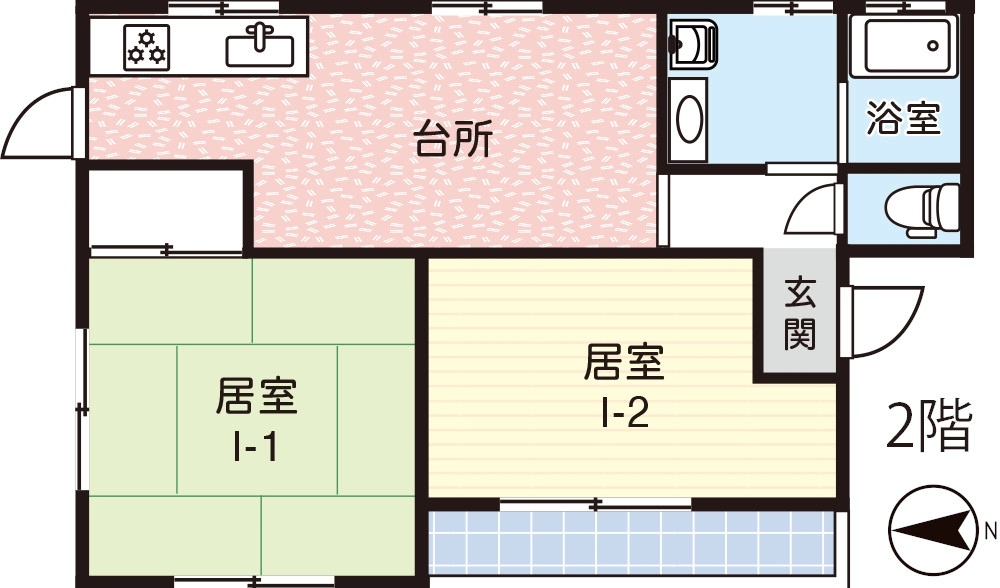 あさひI棟：間取り図