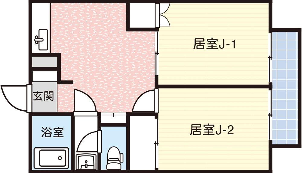 あさひJ棟:間取り図